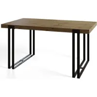 Alpi Möbel Alpi Moebel, table à manger rectangulaire rose, table à rallonges moderne 160-260 x 90 x 77 cm, Lefkas avec pieds en métal noir
