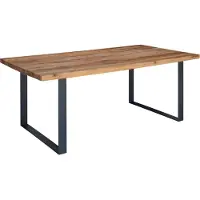 MASSIVMOEBEL24.DE MASSIVMOEBEL24 | Table à manger 180x90 Chênes sauvage et lombard huilé Bois naturel MONTREUX #114
