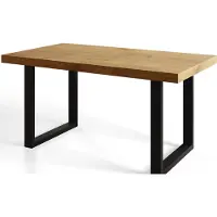 Alpi Möbel Table de Salle à Manger Extensible 180-280x90x77cm, Lancelot, Pieds en Métal