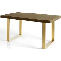 Alpi Möbel Table de Salle à Manger Extensible 140-240x80x77cm, Lefkas, Pieds en Métal