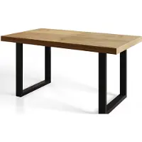 Alpi Möbel Table de Salle à Manger Extensible 140-240x80x77cm, Craft, Pieds en Métal