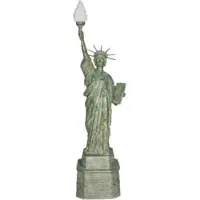 Casa Padrino Luxe Lampe sur pied en bronze Statue de la Liberté - Lampe en bronze Lampe à figurine
