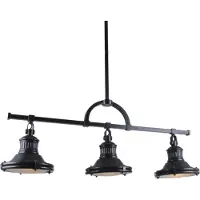 Casa Padrino Lampe à suspendre design industriel noir 79 cm - Lampe en métal industriel - Luminaires design industriel