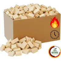 Pemicont Floranica Bûches Compressées 20kg, Bois Densifié Haute Performance, Chauffage Écologique