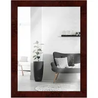 MendeFrames H14D miroir mural foncé décor racine 60x80 cm