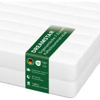 Dreamstar Matelas ergonomique 7 zones en mousse froide | 120 x 200 cm | 17cm | H2 & H3 | Simple Flex