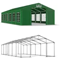 Das Company 6x12 Vert Parti Tente WINTER ISD