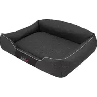 TexCorp Lit pour chien "Royal" XXL 110×85 cm - grand lit pour chien, imperméable, anti-griffes, facile d'entretien & sûr | Doggy
