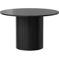 MINIO go for it , table "ZAMA", table ronde, largeur 120 cm, couleur noir