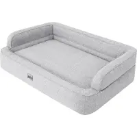 TexCorp Lit pour chien PARADISE - canapé confortable pour chien avec côtés hauts, housse amovible -L : 78x47 cm- Doggy