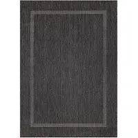 Ayyildiz Hali Ayyildiz | Tapis d'extérieur Relax - 200 cm x 290 cm - Noir - Élégant et Résistant - Idéal Terrasse