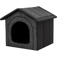 TexCorp Niche en tissu pliable pour chiens & chats | Coin pour chiens, aire de repos, chenil, refuge pour animaux, niche pour animaux domestiques | (55x60x60 cm) - Doggy