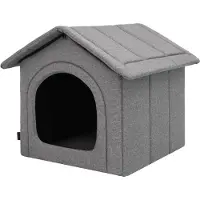TexCorp Niche en tissu pliable pour chiens & chats - 32x38x38 cm - | Coin pour chiens, aire de repos, chenil, refuge pour animaux, niche pour chiens, niche pour animaux domestiques | Doggy