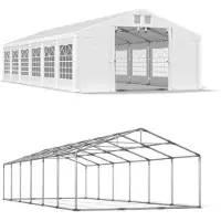 Das Company Tente d'été 6x12 Blanc SUMMER PLUS ISD