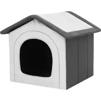 TexCorp Niche en tissu pliable pour chiens & chats (72x76x74 cm) | Coin pour chiens, aire de repos, chenil, refuge pour animaux, niche pour chiens | Doggy