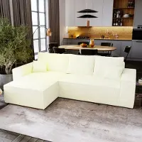 Besilio Canapé d'angle avec fonction sommeil Majorka L - Canapé 280 cm avec coffre de lit, Canapé d'angle en L, Canapé-lit Garniture - Cremig & Poso 38