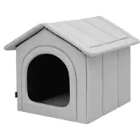 HOBBYDOG Niche en tissu pliable pour chiens & chats (46x52x53 cm) | Coin pour chiens, aire de repos, chenil, refuge pour animaux, niche pour chiens| Doggy