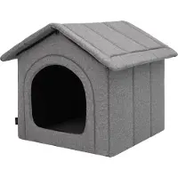 TexCorp Niche en tissu pliable pour chiens & chats | Coin pour chiens, aire de repos, chenil, refuge pour animaux, niche pour animaux domestiques | (55x60x60 cm) - Doggy