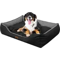 TexCorp Lit pour chien "Puffy" - M : 67x54 cm | Lit pour chien, canapé pour chien, corbeille pour chien | Doggy
