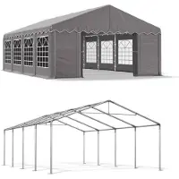 Das Company Tente d'été 4x8 Gris SUMMER IPE