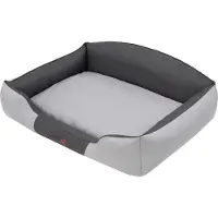 TexCorp Lit pour chien "Royal" XL 84×65 cm - Sofa pour chien avec dossier haut, housse amovible | Niche pour chien Coussin pour chien Repos Matelas pour chien | Doggy