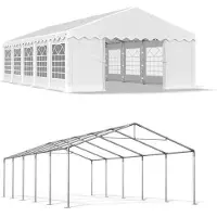 Das Company Tente d'été 4x10 Blanc SUMMER IPE