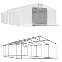 Das Company Été Magazine Tente 6x12 Blanc SUMMER PLUS MSD