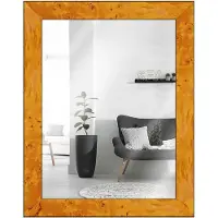 MendeFrames Miroir mural H14E, bois de racine clair, 20x28 cm