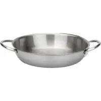 Jamon Casserole ronde -Prisma, acier inoxydable 18/10, 18 x 3,8 cm, argent