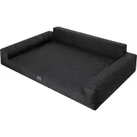 TexCorp Lit pour chien "Glamour Ekolen" XL : 98x66 cm | Coussin pour chien, corbeille pour chien, animal domestique, couchage, meuble pour chien | Doggy