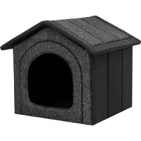 TexCorp Niche en tissu pliable pour chiens & chats (46x52x53 cm) | Coin pour chiens, aire de repos, chenil, refuge pour animaux, niche pour chiens| Doggy