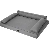 TexCorp Lit pour chien "Doggy Champion" L : 78x54 cm | Matelas pour chien, canapé pour chien, pour petits et grands chiens, coussin pour chien, panier pour chien | Doggy