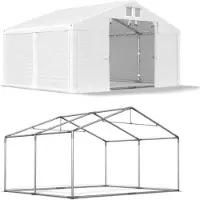 Das Company Entrepôt d'été Tente 3x4 Blanc SUMMER FLOOR MSD