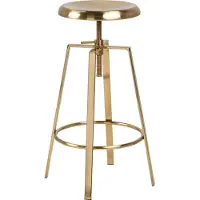 Zesso Magnifique tabouret de bar Ugo Gold