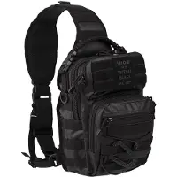 Sturm Bundeswehr und Freizeitshop Sac à dos US Assault Pack One Strap Tactical Black Small