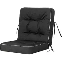 Stanislaw Jurga HOBBYGARDEN Coussin de balançoire Venus Coussin de banc Garden Coussin de balançoire Coussins de balançoire Coussins de balançoire Hollywood Balançoire Banc Noir 50 cm