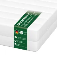 Dreamstar Matelas ergonomique 7 zones en mousse froide | 90 x 190 cm | 13cm | H2 & H3 | Easy Flex