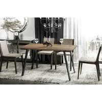 Endo -Moebel Table de salle à manger Liwia 130cm - 210cm extensible Table de cuisine (Chêne Monastère)