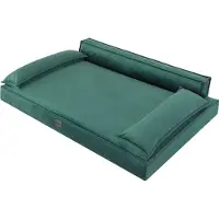 TexCorp Lit pour chien CHAMPION ( 99 x 66 cm ) - lit robuste en velours pour animaux domestiques avec housse amovible, lavable & confortable | Doggy