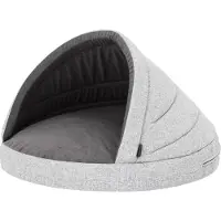 TexCorp Niche "CAVE" R2 ( Ø90x60 cm ) - 2in1 lit pour animaux & niche douillette pour chiens et chats, housse amovible - Doggy