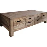 MASSIVMOEBEL24.DE MASSIVMOEBEL24 | Table basse 135x70 Palissandre huilé Gris taupe NATURE GREY #43