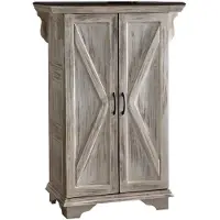 MASSIVMOEBEL24.DE MASSIVMOEBEL24 | Armoire 90x45 Manguier ciré Blanc antique CASTLE-ANTIK #267