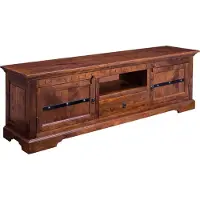 MASSIVMOEBEL24.DE MASSIVMOEBEL24 | Meuble TV 170x40 Acacia laqué Nougat OXFORD #324