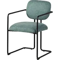 MASSIVMOEBEL24.DE MASSIVMOEBEL24 | Chaise rembourrée 51x58x78 turquoise ELISE #303