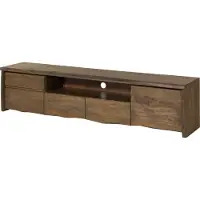 MASSIVMOEBEL24.DE MASSIVMOEBEL24 | Meuble TV en bois de Manguier 220x45x50 marron huilé PURE MANGO #224