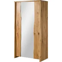 MASSIVMOEBEL24.DE MASSIVMOEBEL24 | Armoire en bois de Chêne sauvage 100x60x204 naturel huilé PURE OAK #113