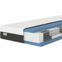 TB Furniture Matelas Premium 7 zones à ressorts ensachés | H3 | 90 x 190 cm | fabriqué en Allemagne | 22cm | DREAMSTAR Premium