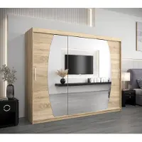 Minio Armoire 250 cm ELYPSE Chêne Sonoma