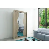 Minio Armoire 120 cm MADRYT Chêne Sonoma