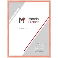 MendeFrames Cadre photo H080 Orange 25 x 38 cm Verre artistique